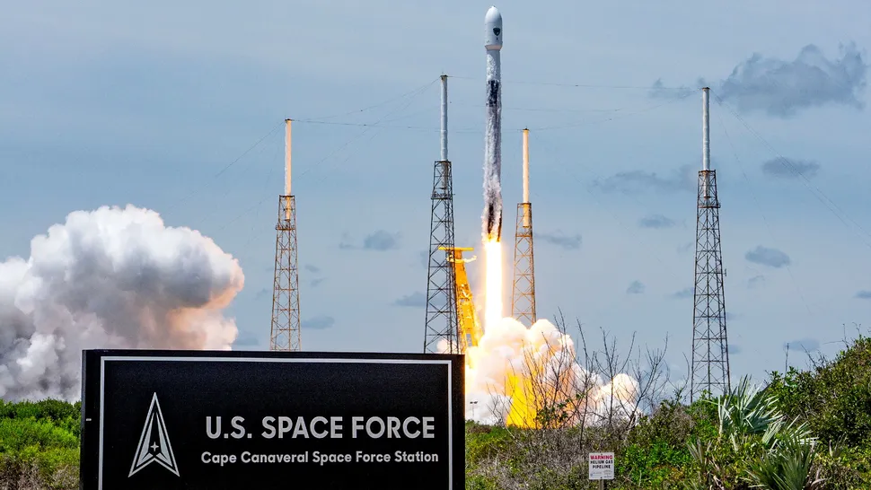 US Space Force Rocket Launching