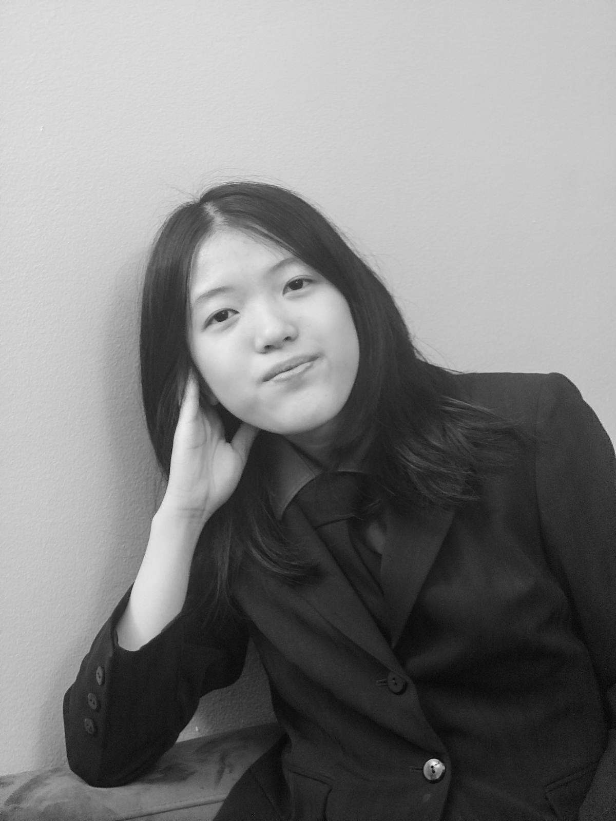 Black and white portrait of Finley