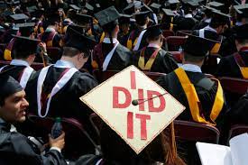 Sign that says I did it